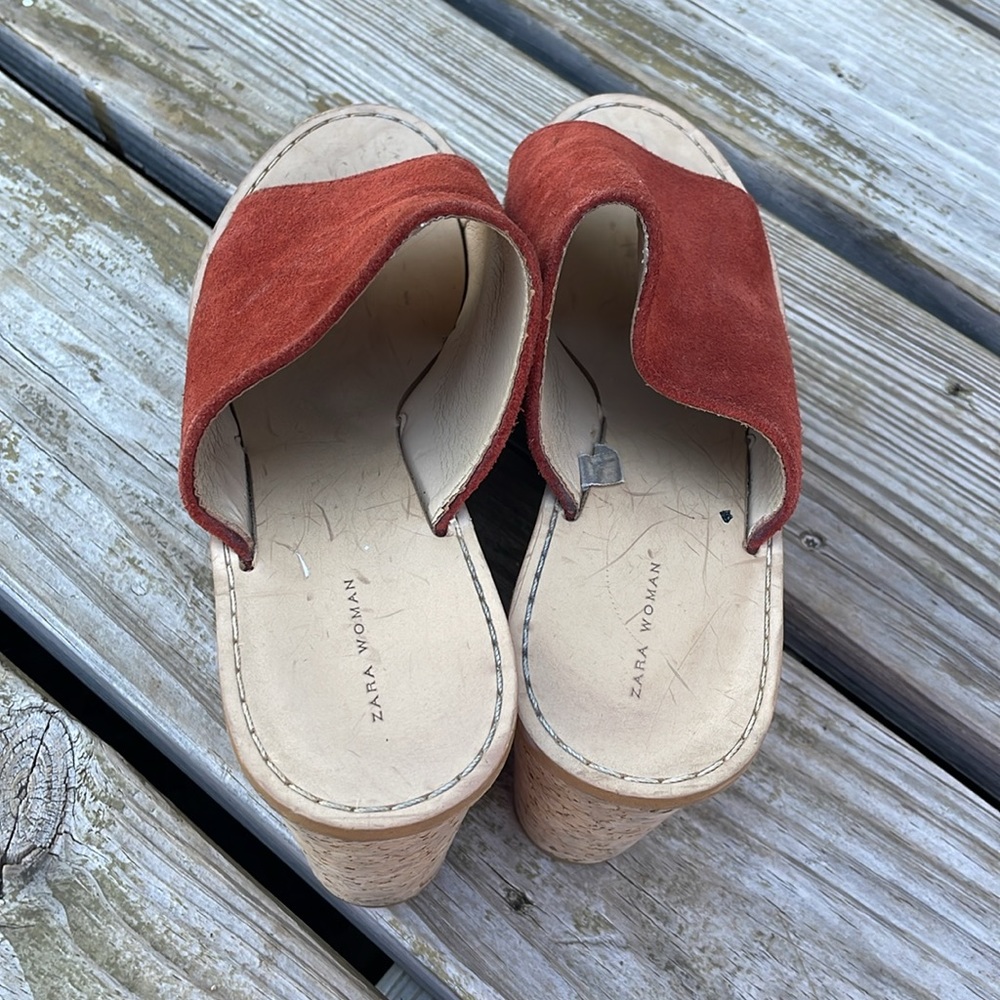 Zara woman wedges platfors size 37 - Picture 5 of 8